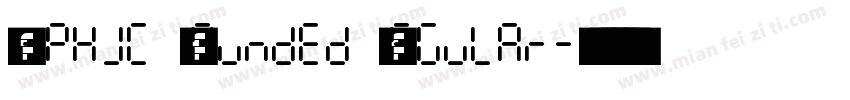 Arphic Rounded Regular字体转换